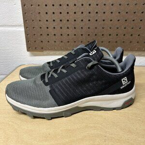 Salomon Outbound Prism Men's Hiking Trail Running Shoes Black Gray Size 10